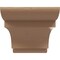 Ekena Millwork 4"W x 8"D x 4"H Wide New Brighton Rough Cedar Woodgrain TimberThane Corbel, Primed Tan CORUR04X08X04NEBRCPR - alternate 2